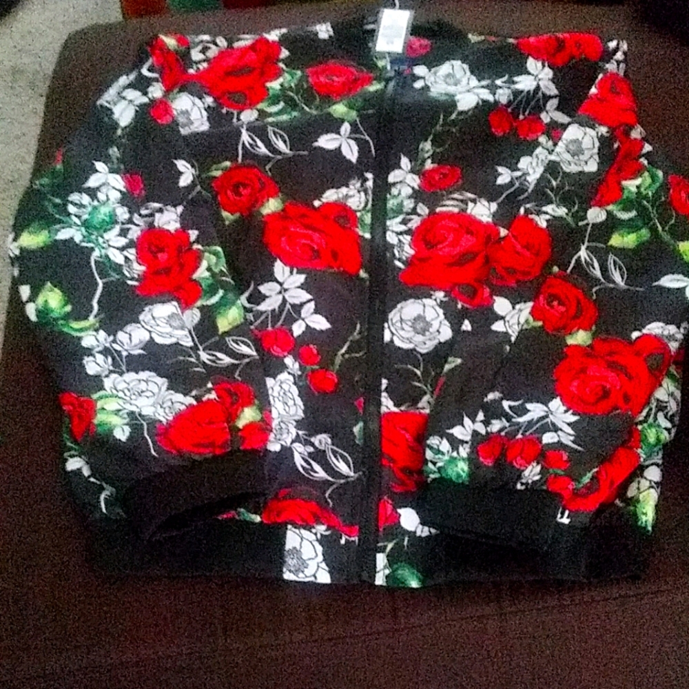 Black Bomber Jacket 2xl